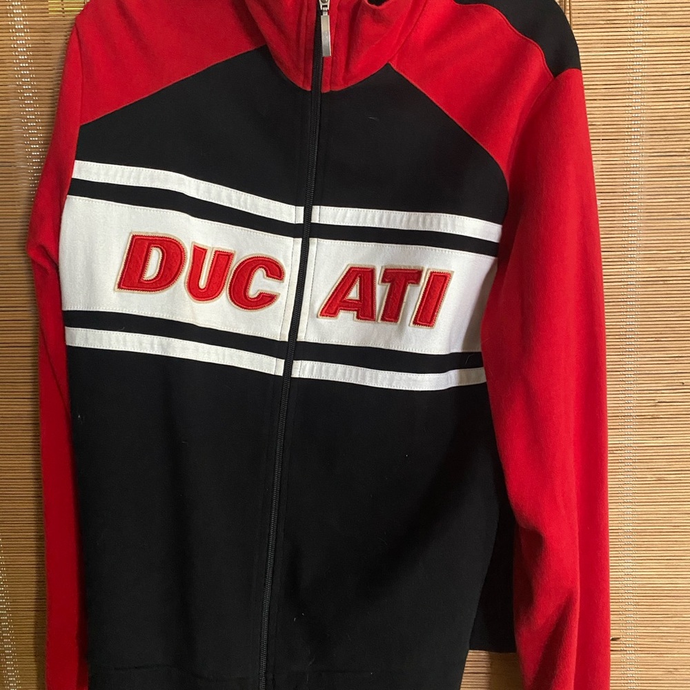 Genuine Ducati Motorcycle Zip Like New Size XL